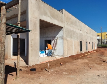Obras do Posto de Saúde do Bairro Terras de São José entram em nova fase