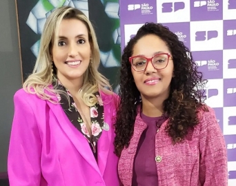 Carla Flores participa do lançamento da campanha São Paulo Por Todas