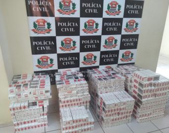 DIG de Avaré apreende carga de mais de 167 mil maços de cigarro