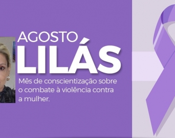 Campanha Agosto Lilás é mais uma iniciativa da vereadora Carla Flores para Avaré