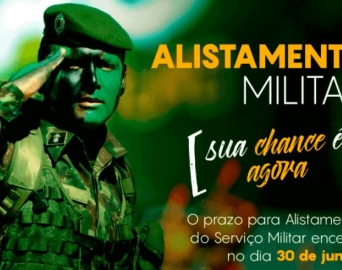 Alistamento militar para jovens que completam 18 anos vai até 30 de junho