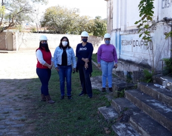 Cultura promove visita técnica em antiga estação ferroviária