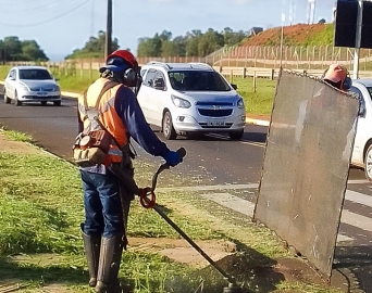Prefeitura reforça equipes para enfrentar avanço da vegetação