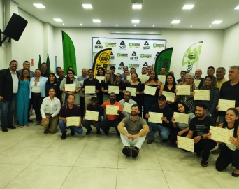 Alunos do curso de operação de drones receberam certificados de conclusão