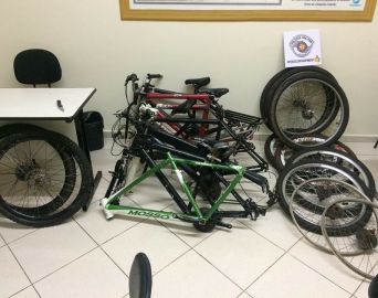 Polícia Militar apreende menores suspeitos de vários furtos de bicicletas