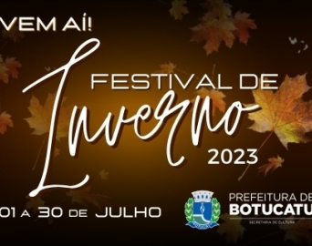 Festival de Inverno de Botucatu começa no dia 1º de julho com várias atrações