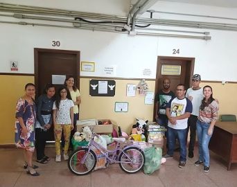 Alunos da Escola Coronel João Cruz participam do Projeto Natal Solidário