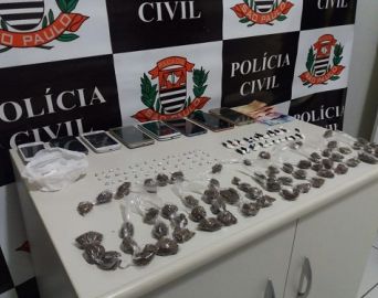 Polícia Civil prende mãe e filho por tráfico de drogas