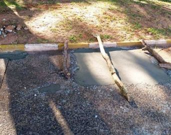 Após mulher cair e se ferir, Prefeitura faz reparos em calçadas na CAIC