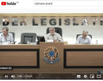 Sessões passam a ser transmitidas pelo Facebook e Youtube