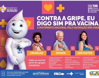 Dia D da vacinação contra a gripe acontece neste sábado, 13 de abril