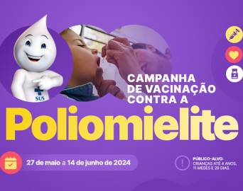 Avaré promove campanha de vacinação contra a poliomielite