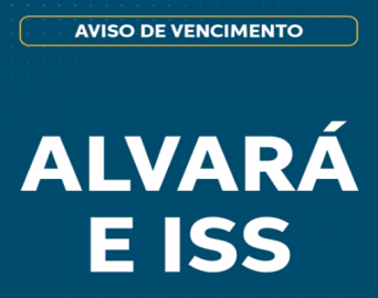 Primeira parcela do Alvará/ISS fixo vence em 22 de abril