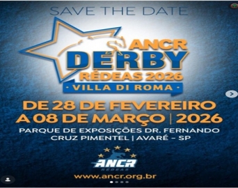ANCR promove a IV Derby Villa Di Roma 2026 no recinto de exposições da Emapa