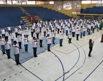 Dispensados do Serviço Militar participam de solenidade no Kim Negrão