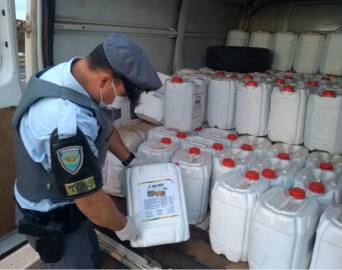 Homem é preso na SP-255 transportando defensivos agrícolas proibidos