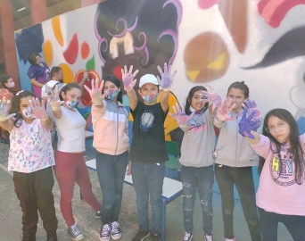 Muros de escolas públicas de Itaí recebem arte do grafite