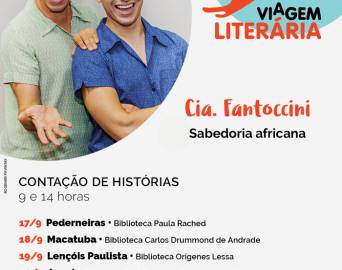Avaré é selecionada entre 70 cidades para sediar o Viagem Literária 2018