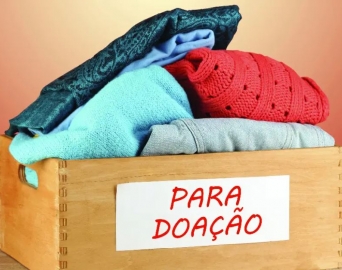 Campanha de doação de roupas é prorrogada até sexta-feira, 23