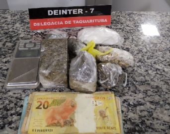 Polícia Civil prende três, encontra 13 quilos de maconha, além de crack e cocaína