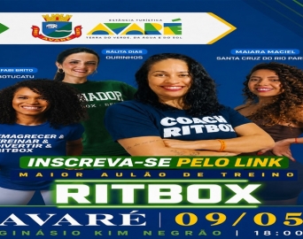 Ginásio Kim Negrão tem aulão gratuito de ritbox e zumba neste sábado, 9 