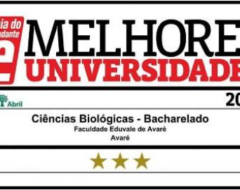 Faculdade Eduvale aparece entre as melhores do Brasil
