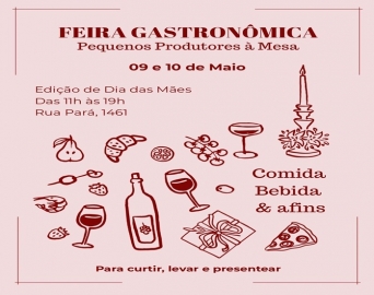 Pequenos Produtores à Mesa realizam Feira Gastronômica de Dia das Mães em Avaré