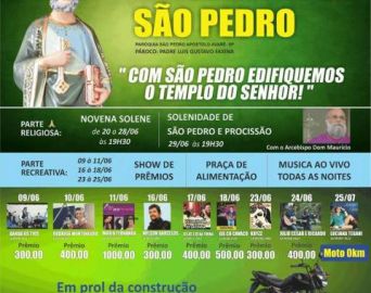 Começou a tradicional Festa em Louvor a São Pedro