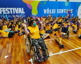 Crianças de Avaré participam do Festival Paralímpico em São Paulo