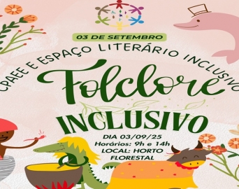 Educação Especial vai celebrar folclore com atividades lúdicas no Horto