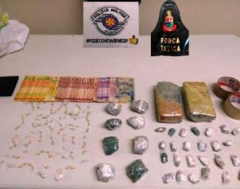 Procurado pela Justiça é recapturado e traficante preso