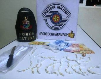 Mulher é presa por tráfico no Jardim Paraíso