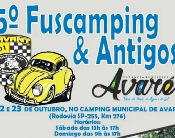 Em outubro, Avaré sedia a quinta edição do Fuscamping e Antigos