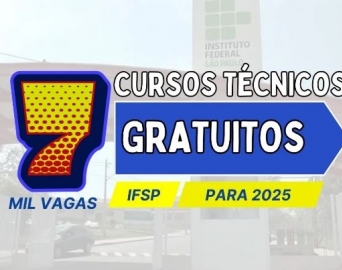 IFSP de Avaré está com inscrições abertas para 160 vagas em cursos técnicos