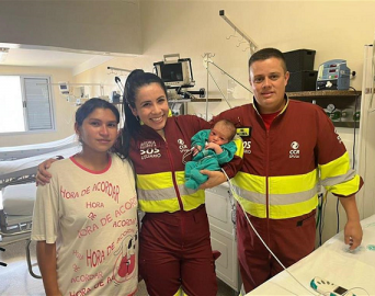 Equipe de Resgate da CCR SPVias salva bebê engasgado na Castello Branco em Iaras