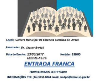 Palestra vai abordar a Lei Brasileira de Inclusão