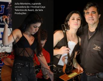 Júlia Monteiro vence o 1º Festival Caça Talentos de Avaré