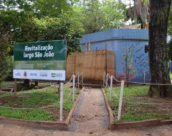 Revitalização inclui melhorias estruturais no Largo São João 