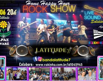 Banda avareense Latitude 7 fará live neste sábado em prol da APAE