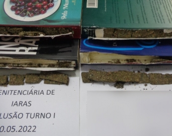 Livros com maconha são apreendidos na Penitenciária de Iaras