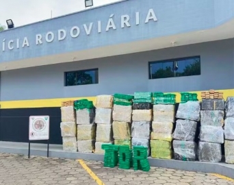 Motorista é preso transportando mais de 1 tonelada de maconha em Avaré
