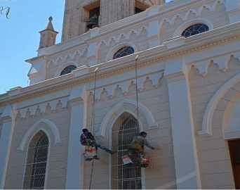 Paróquia investe R$ 250 mil na reforma externa da igreja de Nossa Senhora das Dores