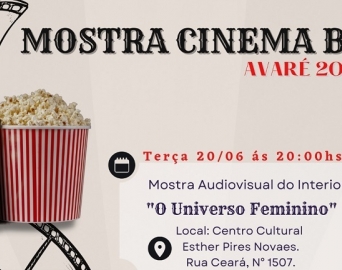 Avaré recebe mostra gratuita de Cinema BR 2023 nos dias 20 e 22 de junho