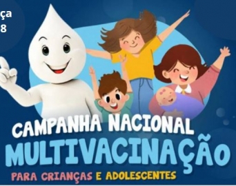 Campanha contra a Polio e Multivacinação começa na segunda (8)