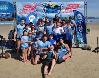 Natação de Avaré vence etapa do Circuito de Travessias Aquáticas