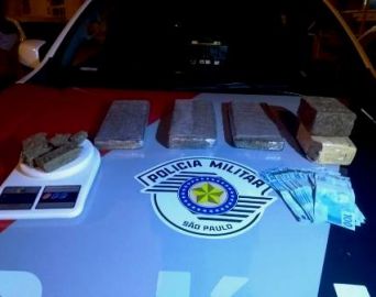 Polícia Militar prende homem com 3,6 kg de maconha