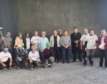 Curso de pintura do SENAI inicia parte prática no Centro Cultural