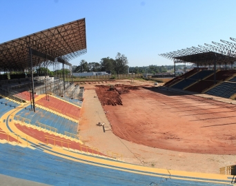 Obras para a cobertura da Arena de Eventos entram na reta final