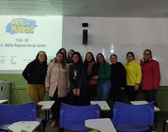 Escolas de Itaí participam do projeto cultural Arte nos Muros