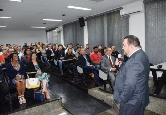 Dr. Rubens, Delegado Seccional de Avaré, fez a abertura do evento